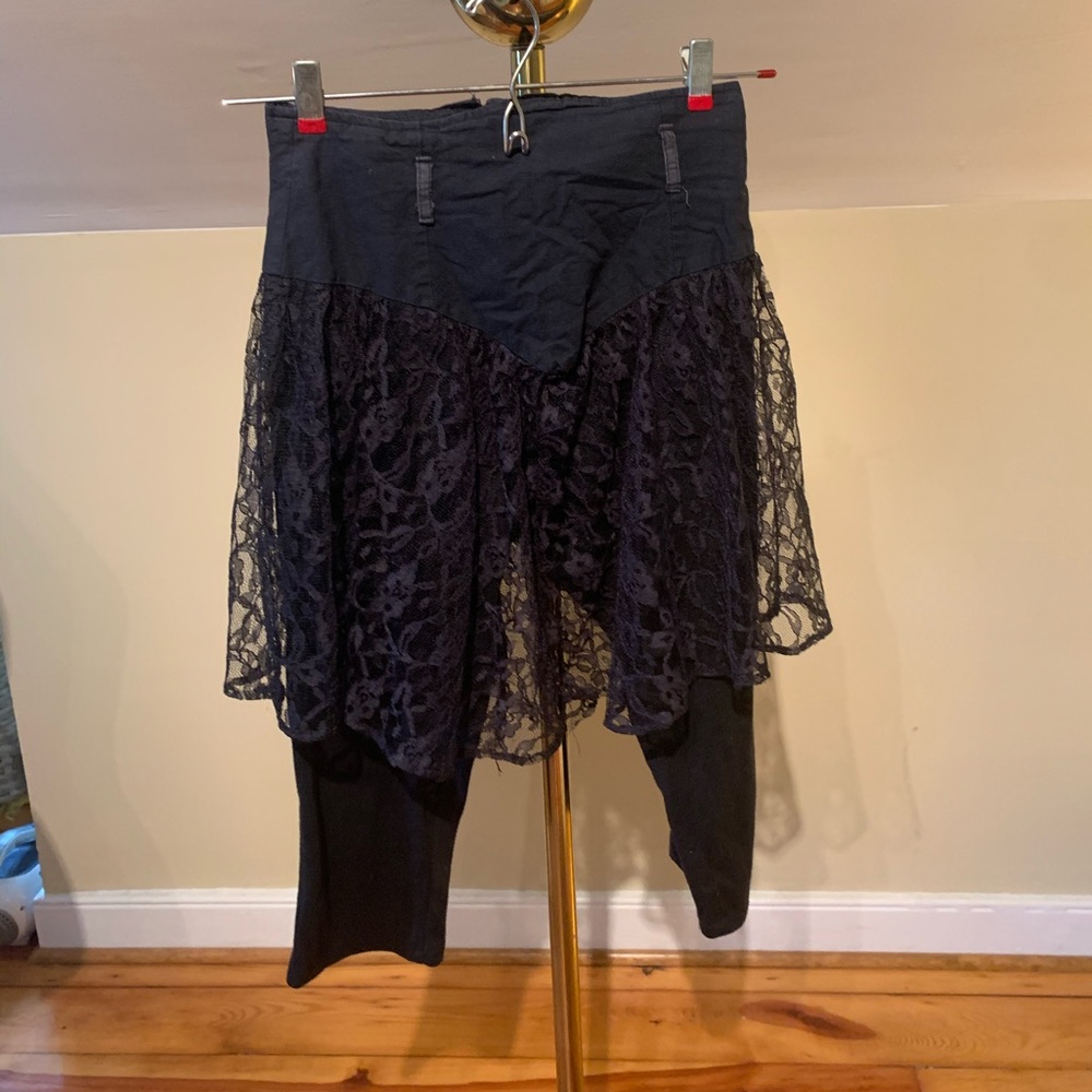 80s lace tutu leggings